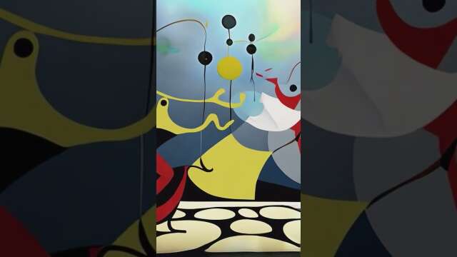 ❤️🤩The Dance✨🎶  Art Video made in the style of Joan Miro