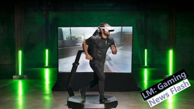 VR Treadmill Gaming with Virtuix Onmi One - Gaming News Flash