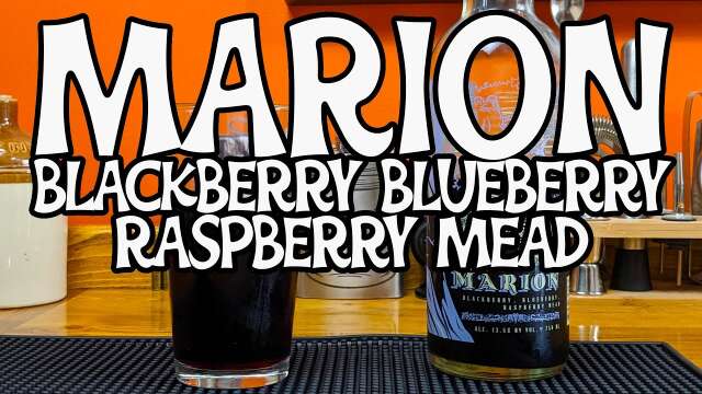 Marion by Superstition Meadery Blackberry Blueberry Raspberry Mead