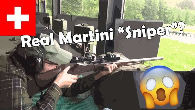Swiss Martini "Sniper" Jagdstutzer at 300m (Not a Martini-Henry from Battlefield 1 BF1)
