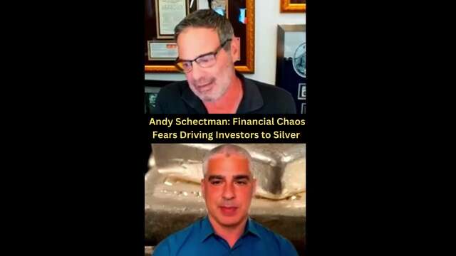 #AndySchectman Financial Chaos Fears Driving Investors to #Silver