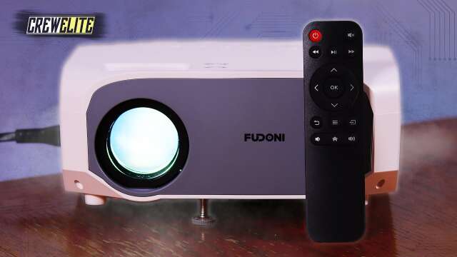 Surprisingly Good Value? | FUDONI R7: 1080P WiFi Bluetooth Projector With Portable Screen [REVIEW]