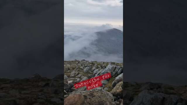 ⛰️⛰️Clouds undulating ☁️☁️ #lakedistrict ##outdoors #shorts #beautiful #fitness #cumbria #drone