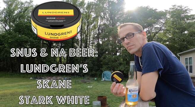 Snus & NA Beer:  Lundgren's Skåne Stark