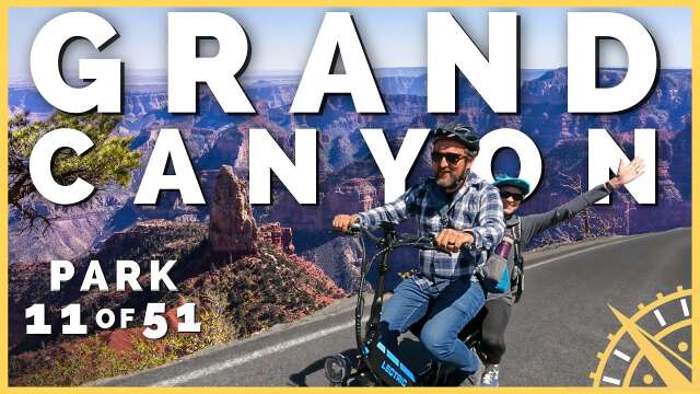 🚴🚂 Grand Canyon NP: Hike it, Bike it, Take a Train or a Mule! | 51 Parks with the Newstates