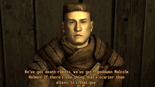 “Malcolm Holmes Is Worse Than An Alien Invasion" in Fallout New Vegas