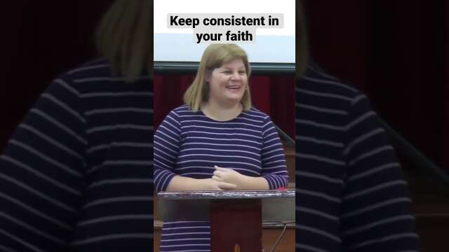 Keep consistent in your faith #valwolff #faith #believe #godsword #healing #deliverancehealing