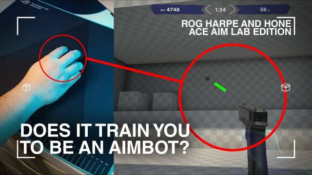 ROG x Aim Lab Harpe Ace: Does it train you to be an AIMBOT?