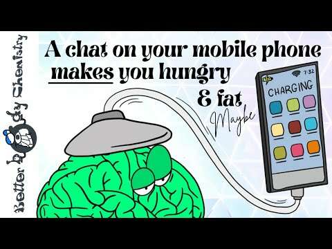Cell phones may be a part of the obesity epidemic because they impact appetite