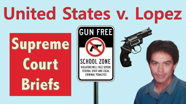 How A Kid Bringing a Gun to School Led to the Federal Government Losing Power | U.S. v. Lopez